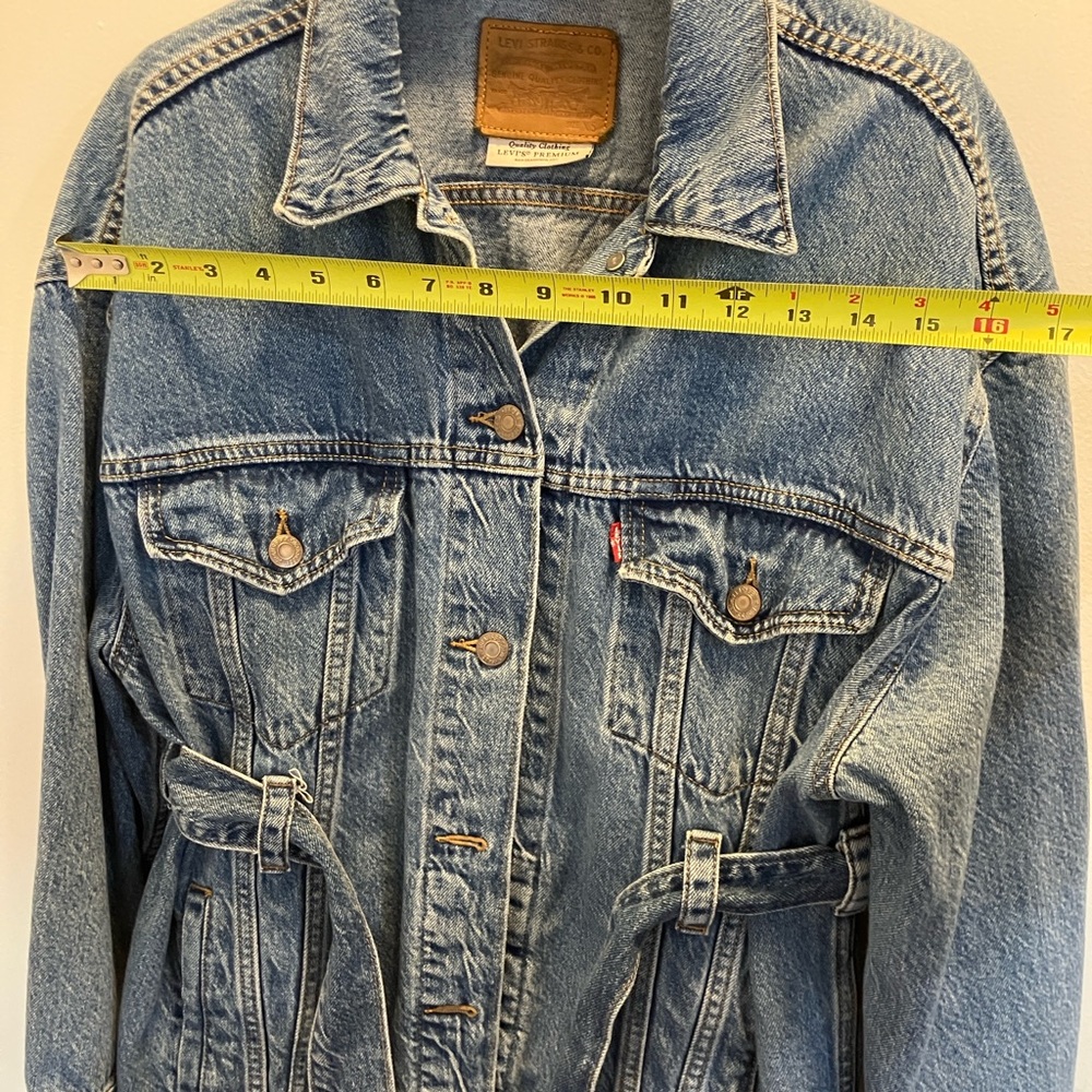Levi's Dark Blue Denim Jacket  Xsmall - Picture 5 of 12